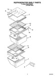 Diagram for 03 - Refrigerator Shelf Parts