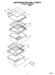 Diagram for 03 - Refrigerator Shelf Parts