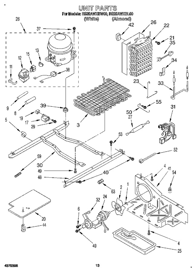 Diagram for RS25AWXBW00