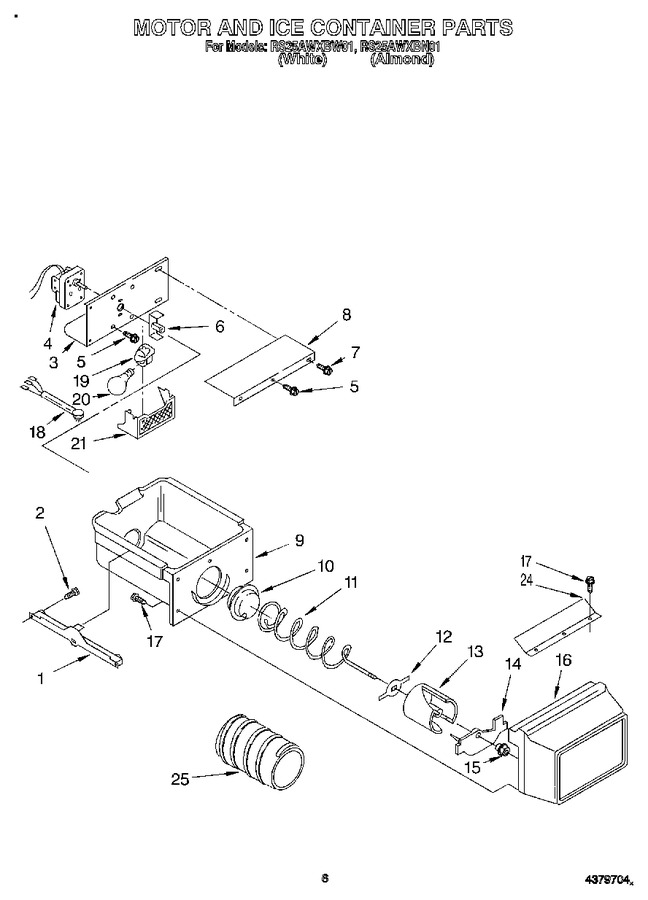 Diagram for RS25AWXBN01