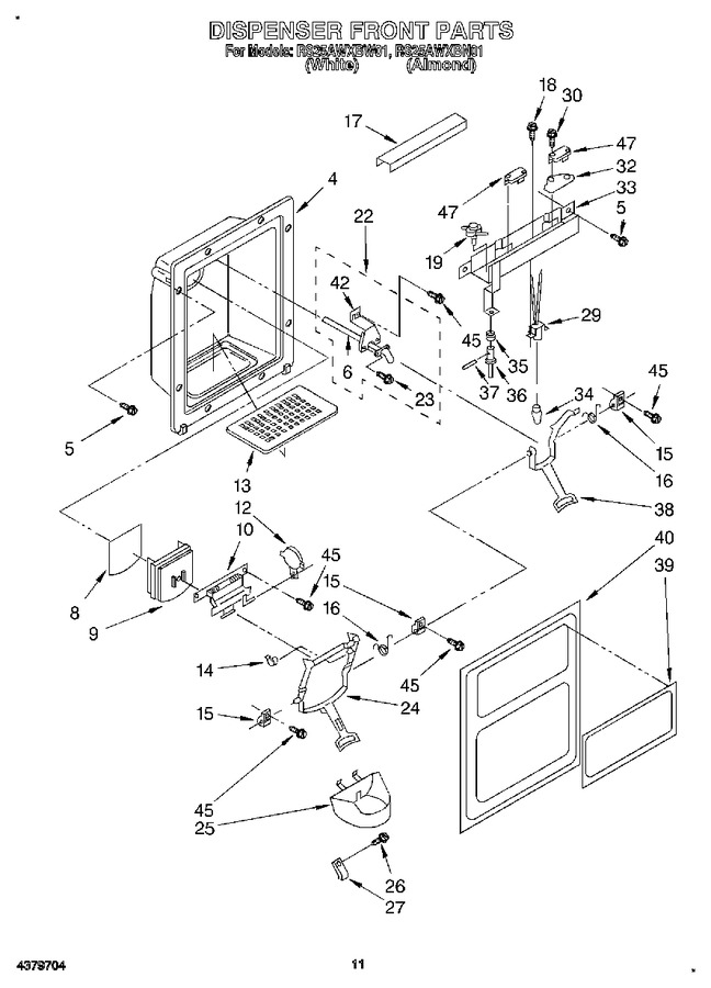 Diagram for RS25AWXBN01