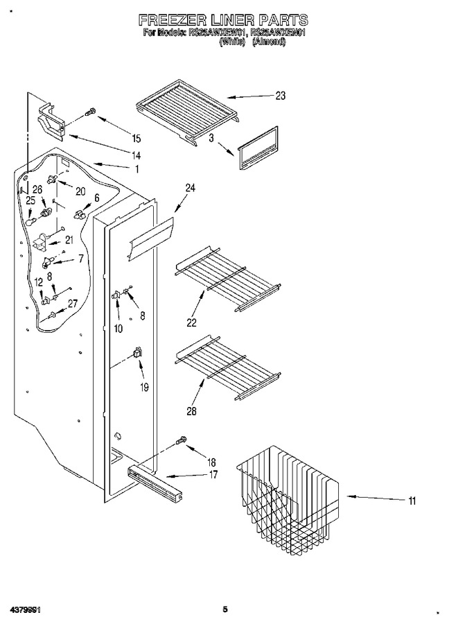 Diagram for RS25AWXEW01