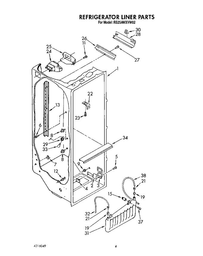 Diagram for RS25AWXVL02