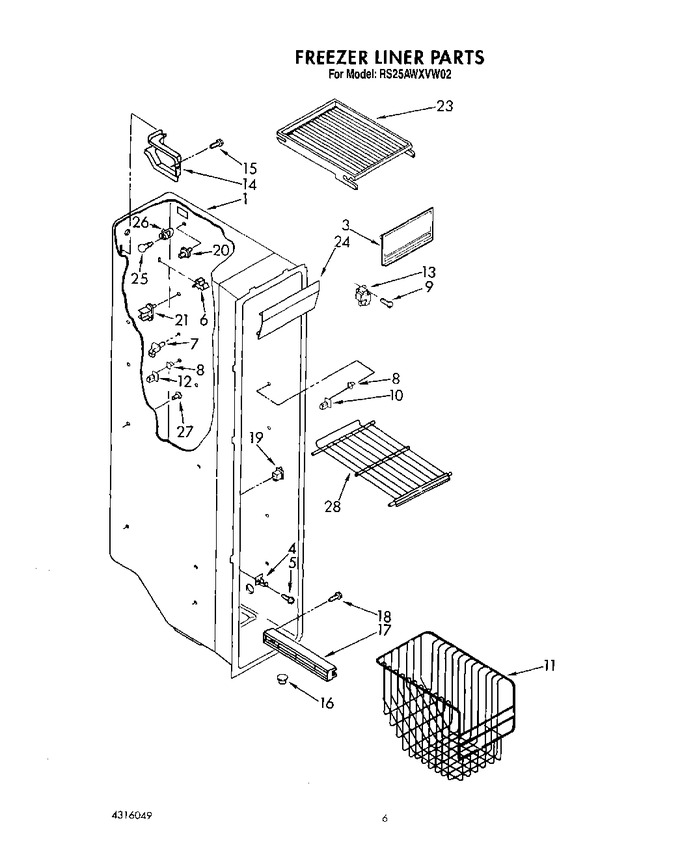Diagram for RS25AWXVW02