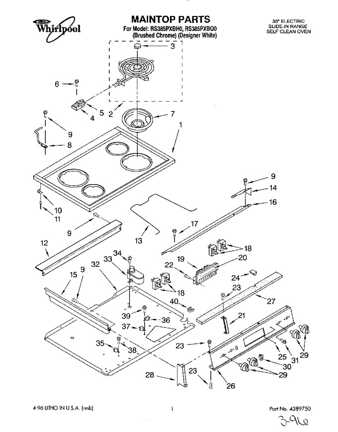 Diagram for RS385PXBQ0
