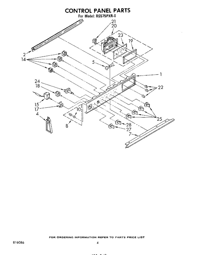Diagram for RS575PXR0