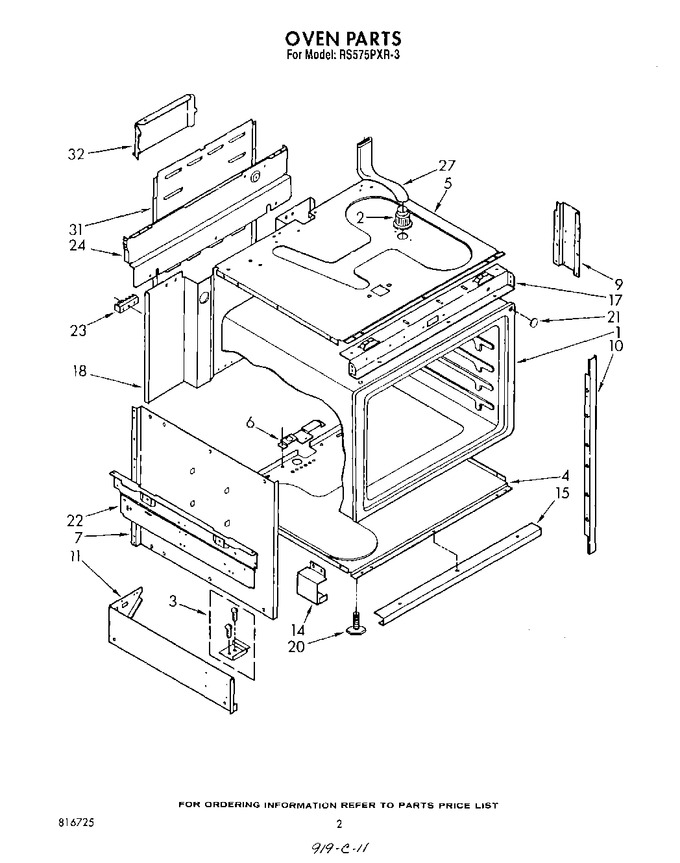 Diagram for RS575PXR3