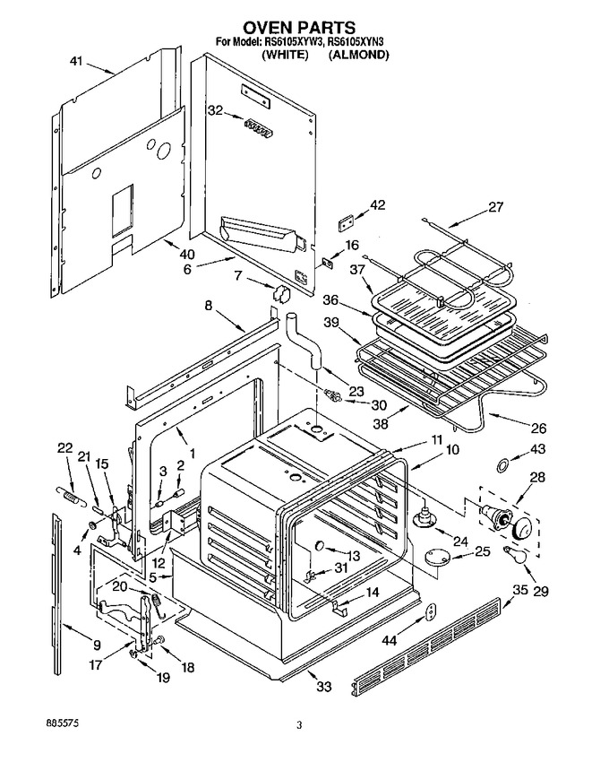 Diagram for RS6105XYW3