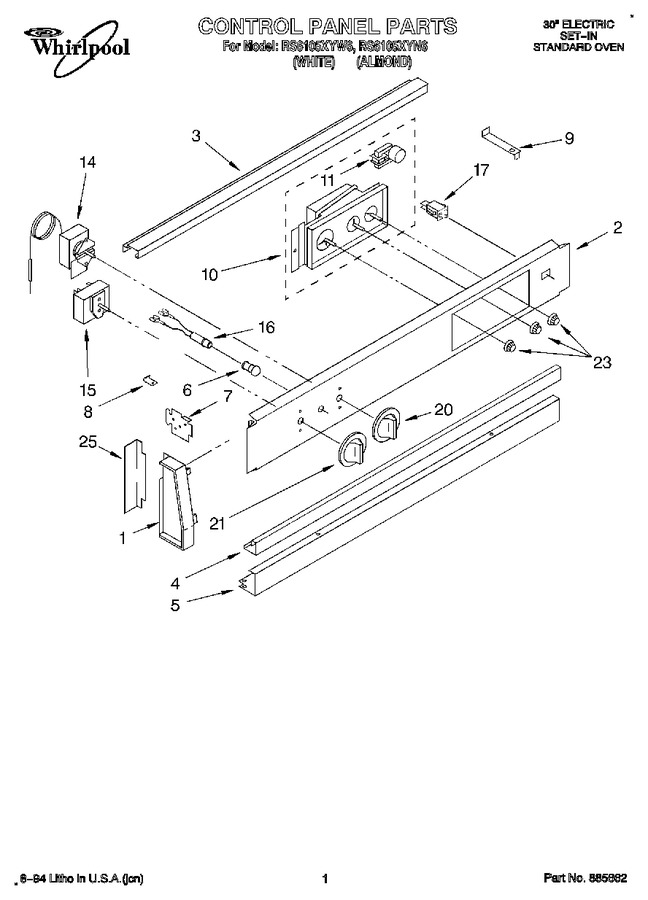 Diagram for RS6105XYW6