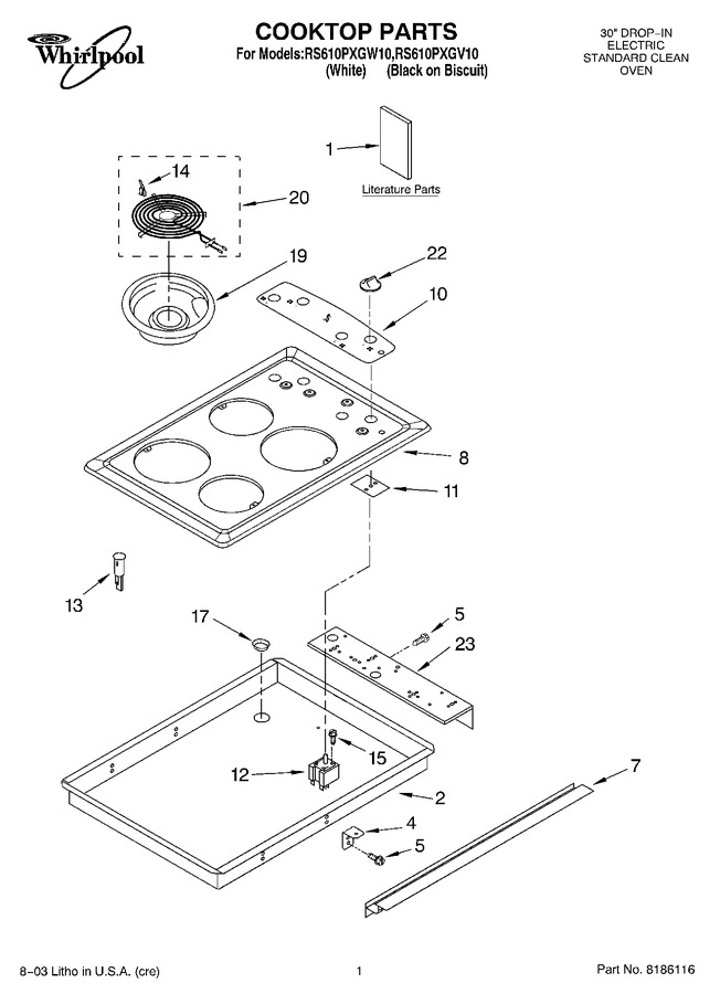 Diagram for RS610PXGV10