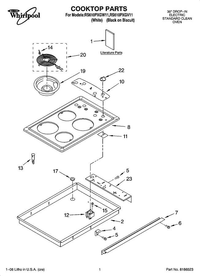 Diagram for RS610PXGV11