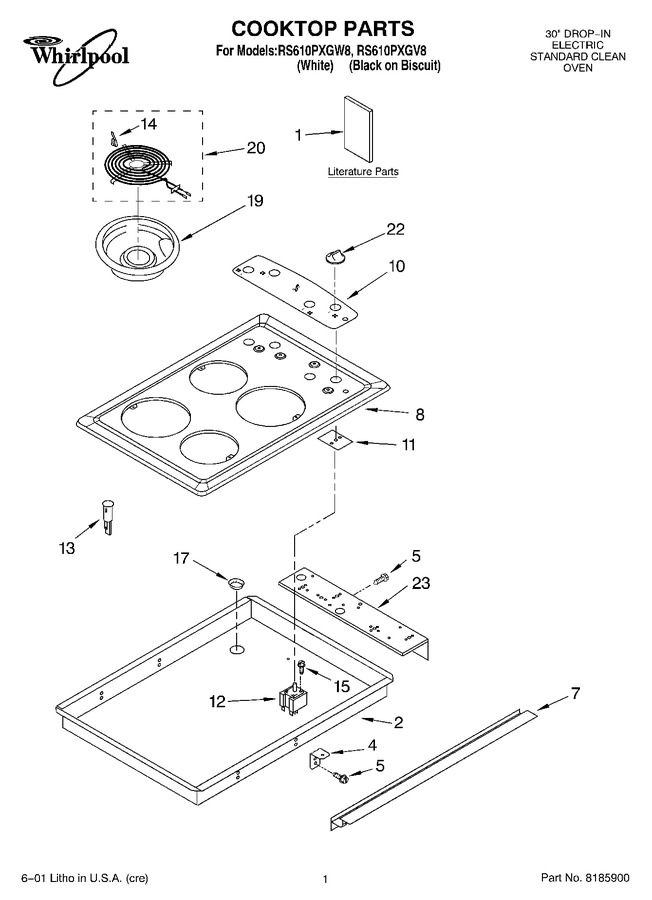 Diagram for RS610PXGW8