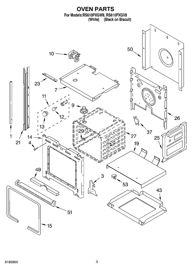 Diagram for RS610PXGW8