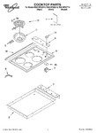 Diagram for 01 - Cooktop, Literature