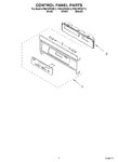 Diagram for 02 - Control Panel Parts