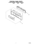 Diagram for 02 - Control Panel Parts