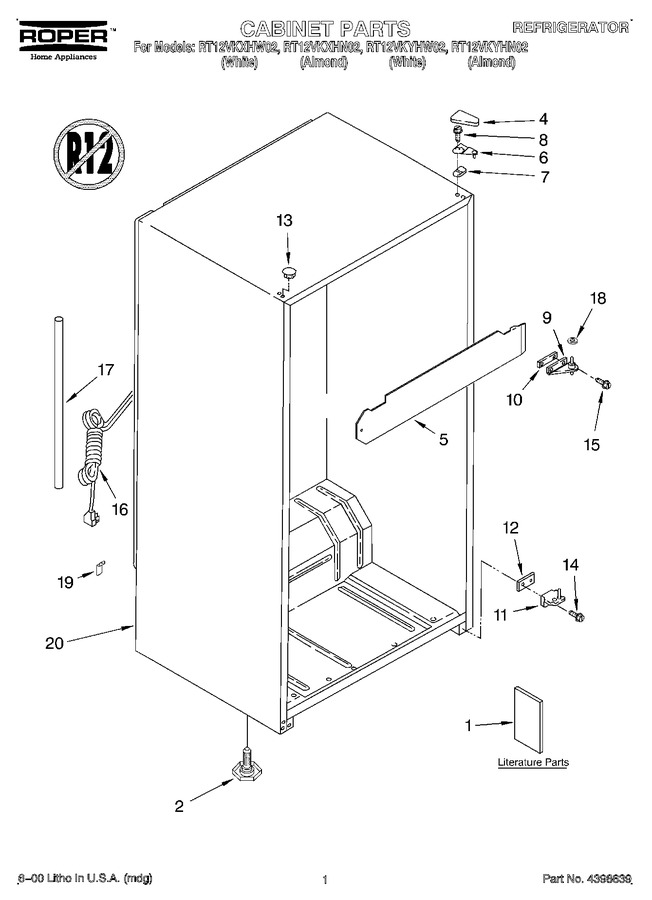 Diagram for RT12VKXHW02