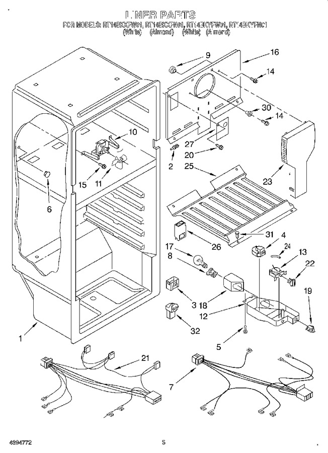 Diagram for RT14BKYFW01
