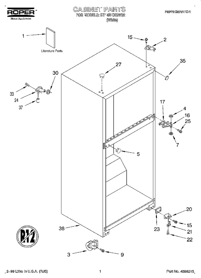 Diagram for RT14BKXGW02