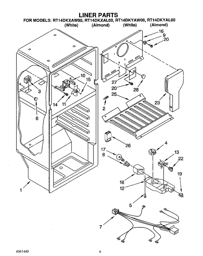 Diagram for RT14DKYAW00
