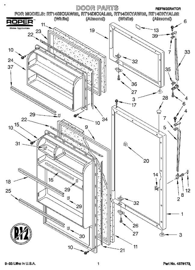 Diagram for RT14DKYAW02