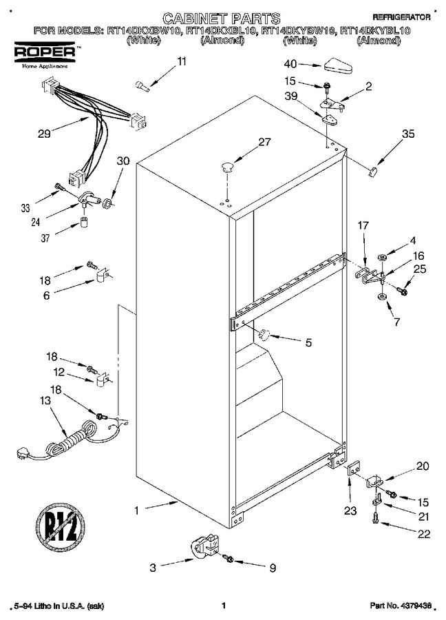 Diagram for RT14DKYBW10