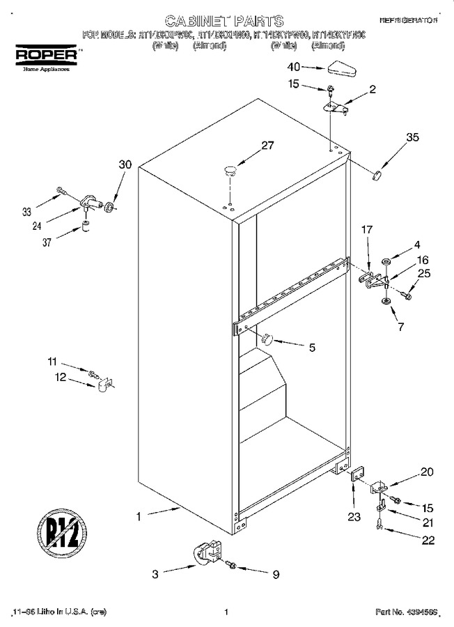Diagram for RT14DKYFW00