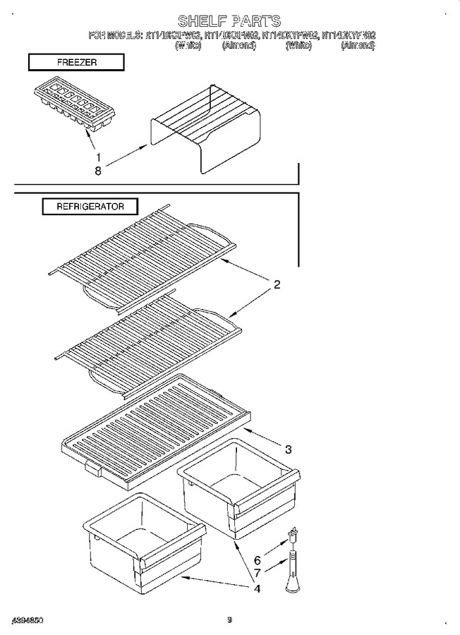 Diagram for RT14DKXFW02