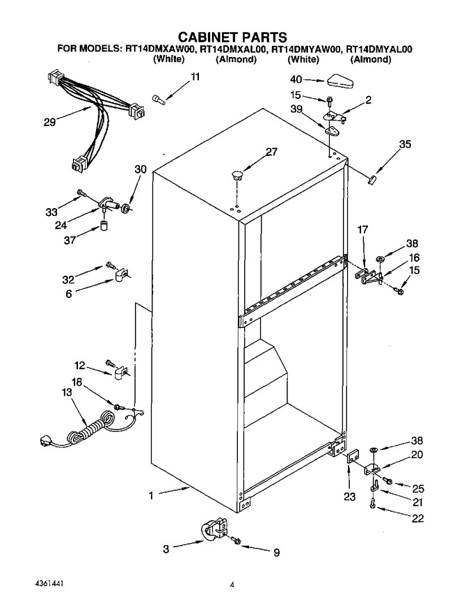 Diagram for RT14DMXAL00