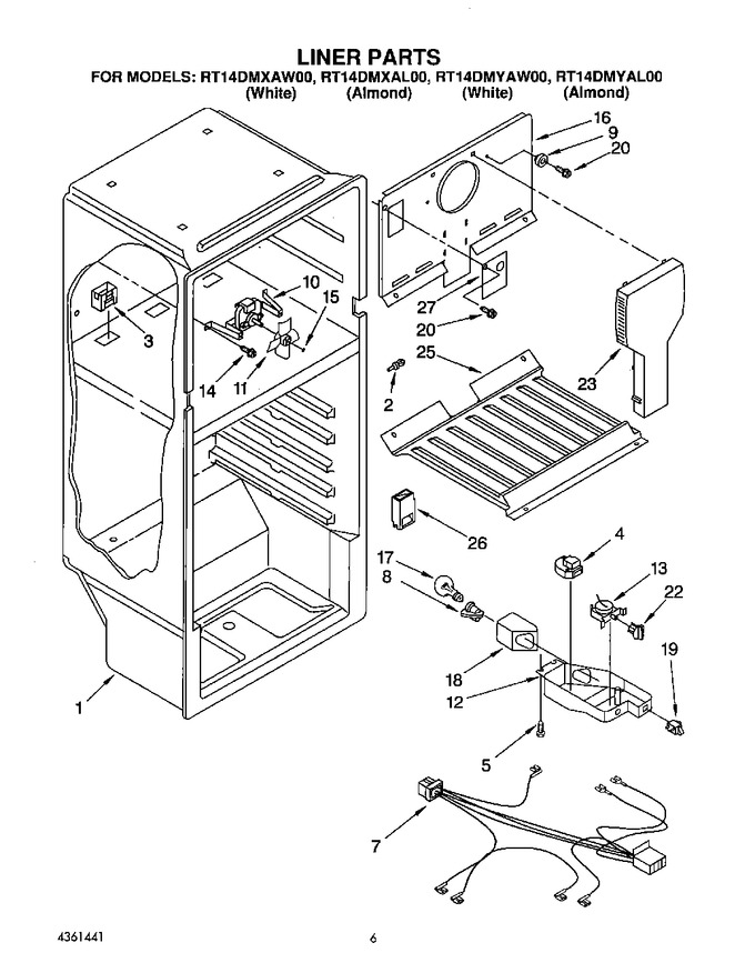 Diagram for RT14DMYAW00