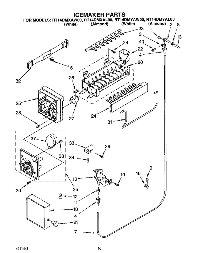 Diagram for RT14DMXAW00