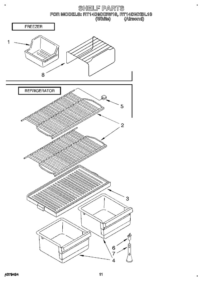 Diagram for RT14DMXBW10