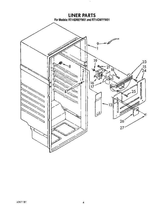 Diagram for RT14DMXYW01