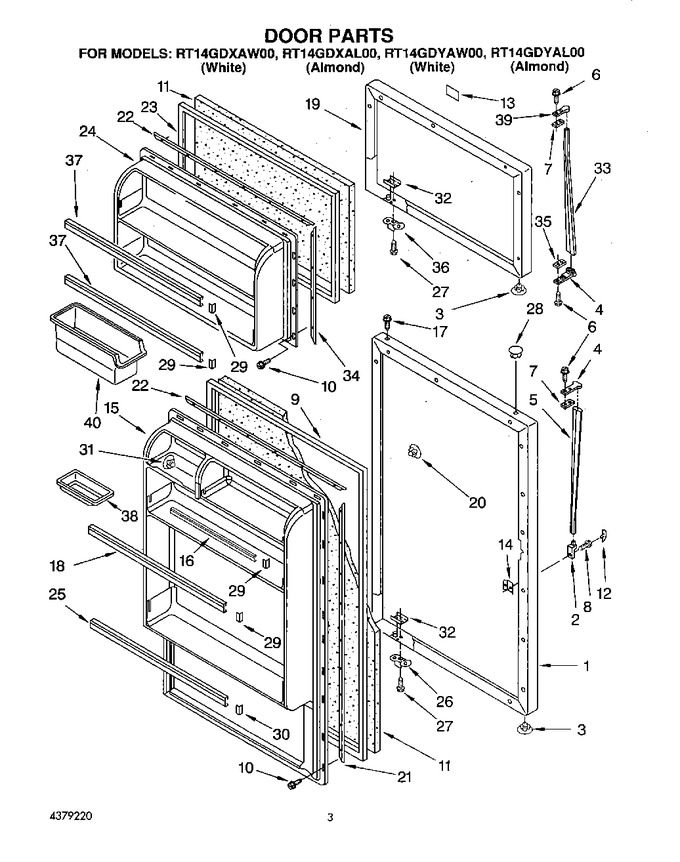 Diagram for RT14GDYAW00