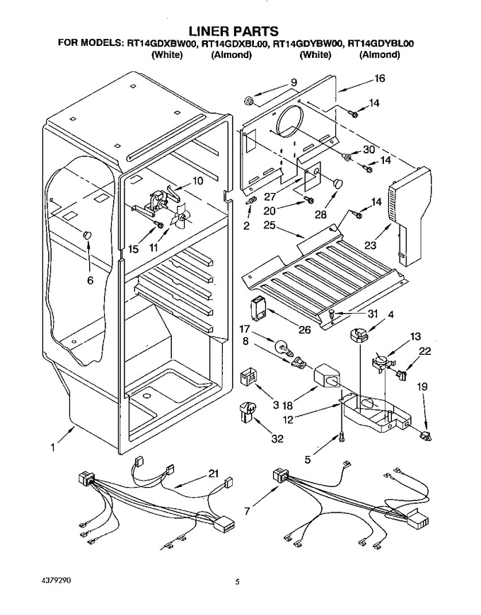 Diagram for RT14GDXBW00