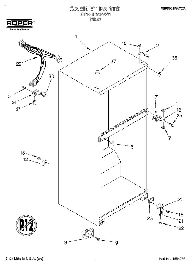 Diagram for RT14HBXFW01