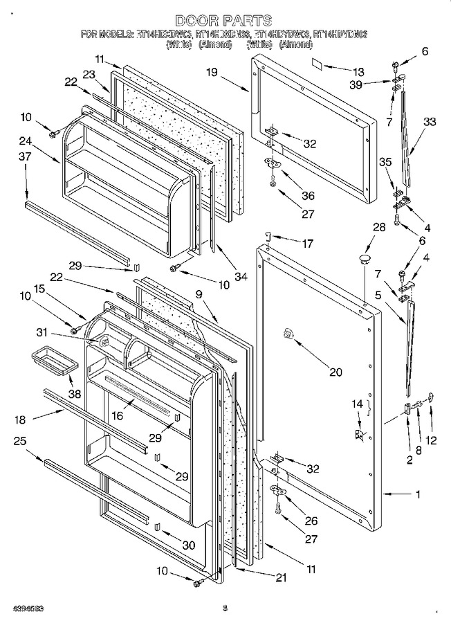 Diagram for RT14HDYDW03