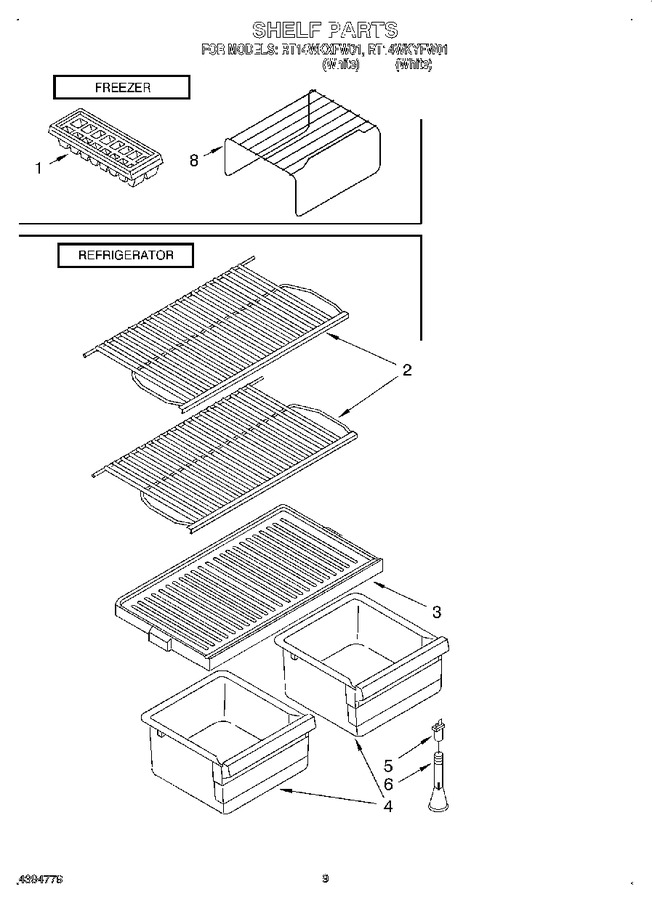 Diagram for RT14WKXFW01