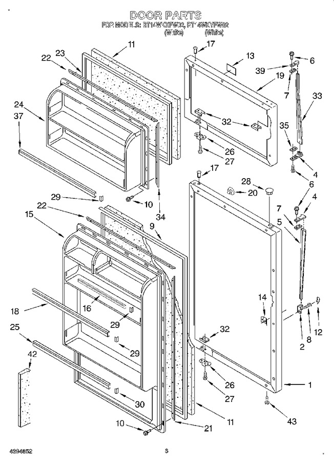 Diagram for RT14WKXFW02