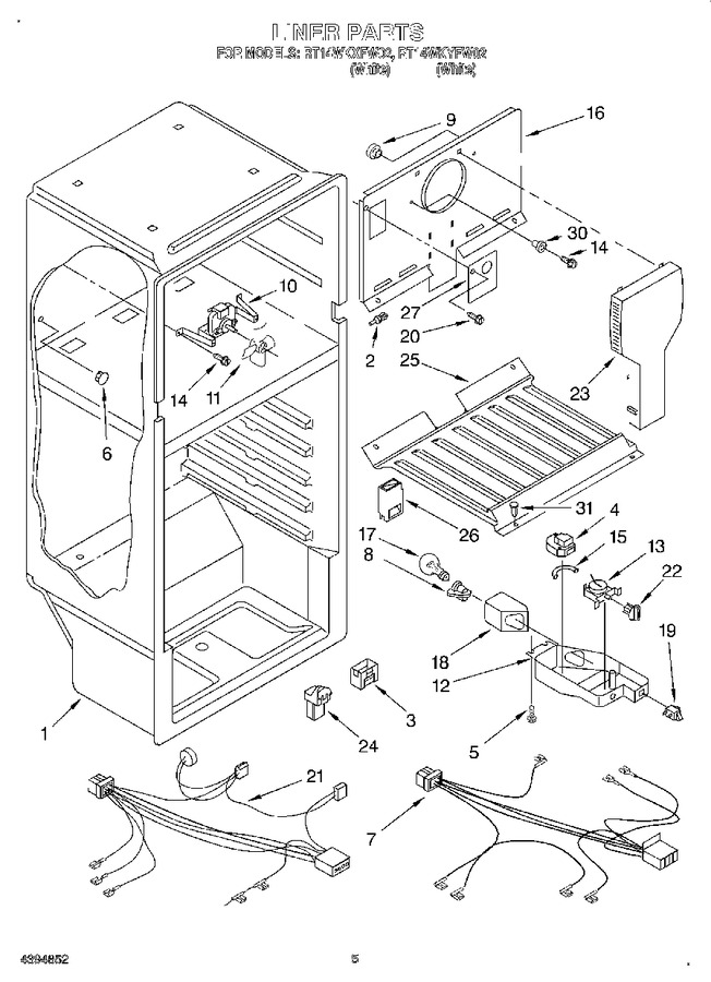 Diagram for RT14WKXFW02