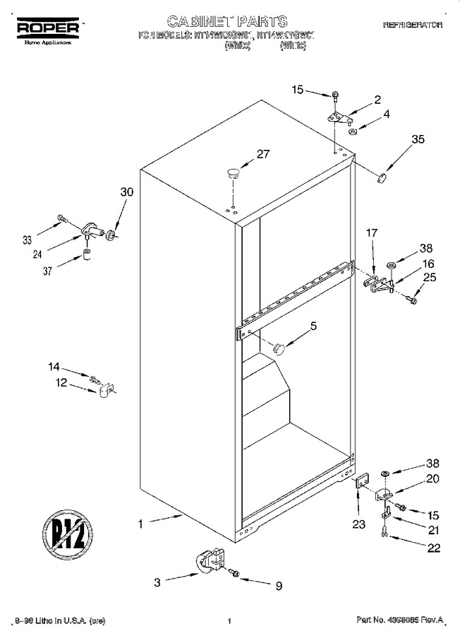 Diagram for RT14WKXGW01