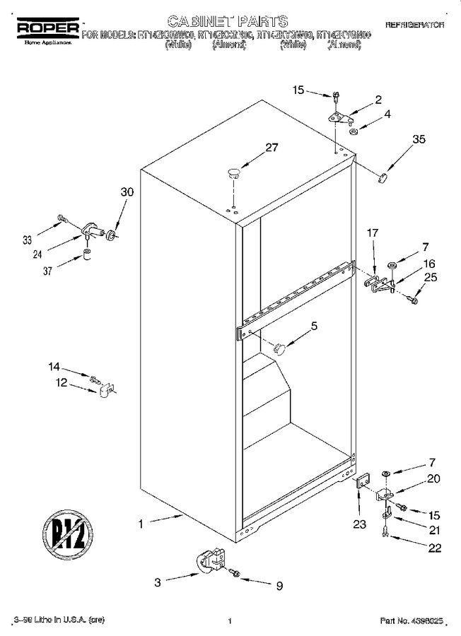 Diagram for RT14ZKXGW00
