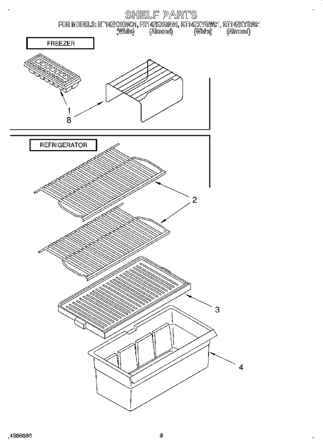 Diagram for RT14ZKXGW01