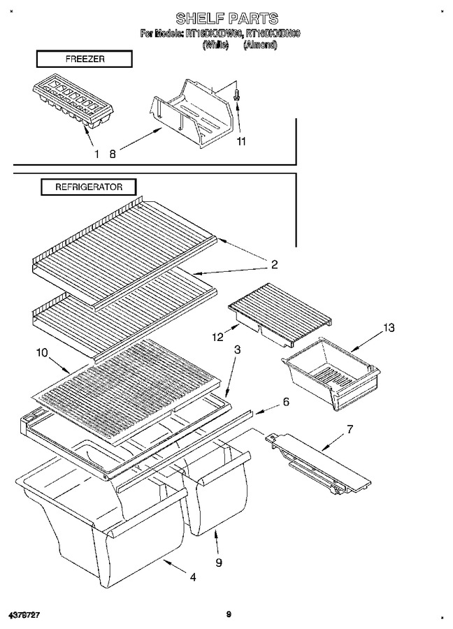 Diagram for RT16DKXDW00