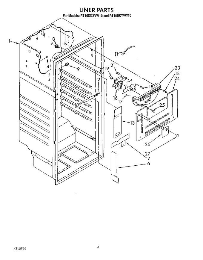 Diagram for RT16DKXVL10