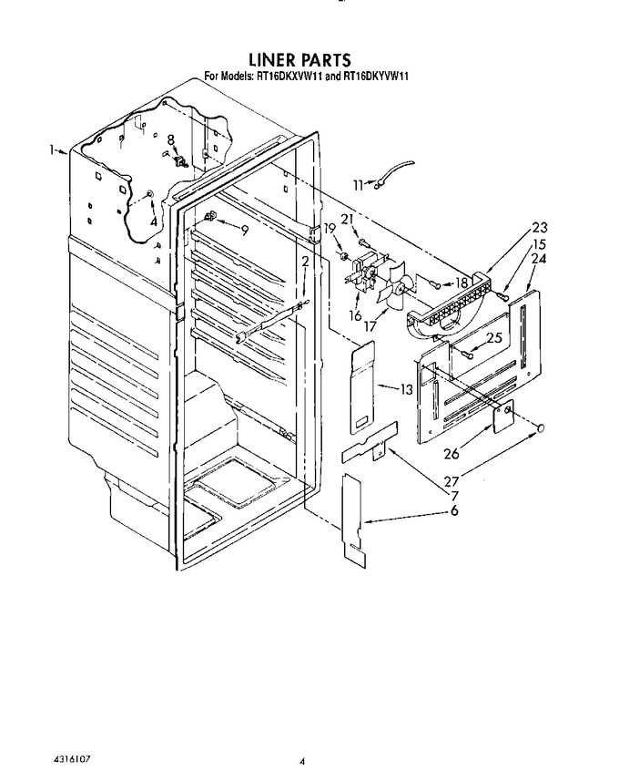 Diagram for RT16DKXVW11