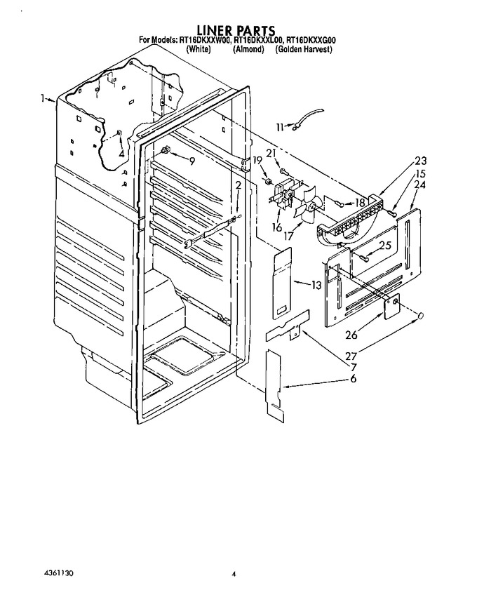 Diagram for RT16DKYXL00