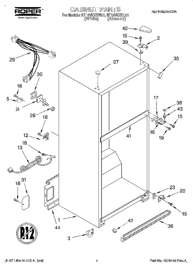 Diagram for RT16VKXBW01