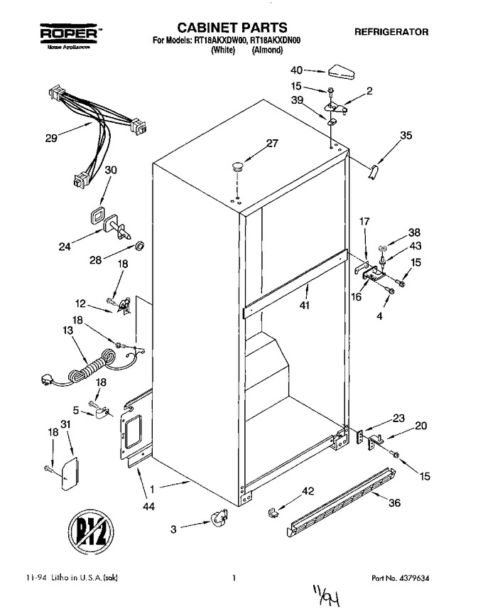 Diagram for RT18AKXDN00