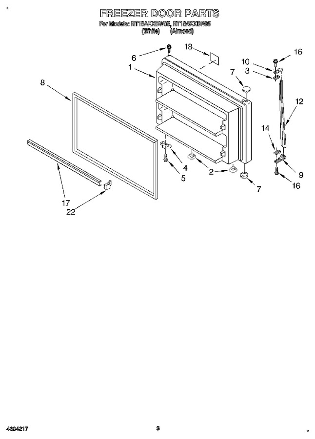 Diagram for RT18AKXDW05